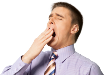 tired young professional