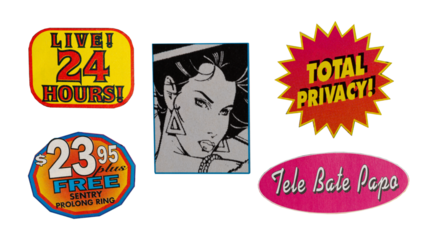 Cut out magazine vintage labels, price, words, stickers, letters, tags, sign and more, collection of different designs from vintage 90's magazine, png isolated on transparent background