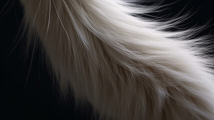 cat tail fluffy generative ai