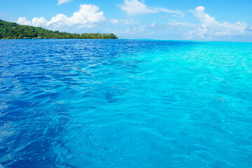 Blue Sea of Bora Bora, French Polynesia