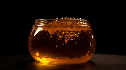honey detail shot generative ai