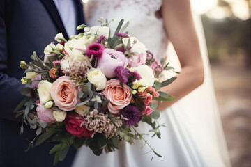 wedding bouquet ai generated