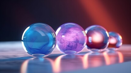 Glass spheres, generative AI