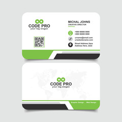 Modern business card design template