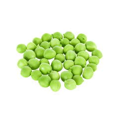 fresh green pea seeds isolated on   transparent png