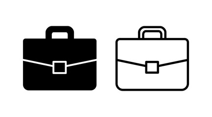 Briefcase icon vector. Portfolio vector icon. suitcase icon