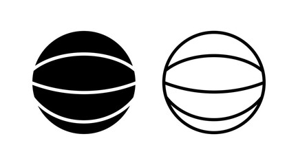 Basketball icon vector. basketball logo vector icon