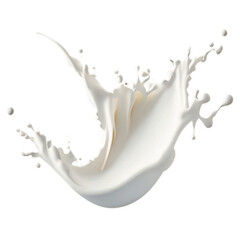 Milk splash png . a.i - obrazy, fototapety, plakaty