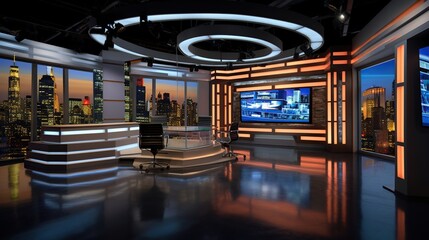 news Virtual set studio for chroma footage Realize your vision for a professional-looking studio