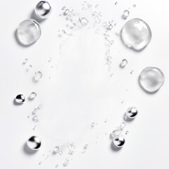 water drops, background for cosmetic advertising.