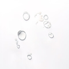 water drops, background for cosmetic advertising.