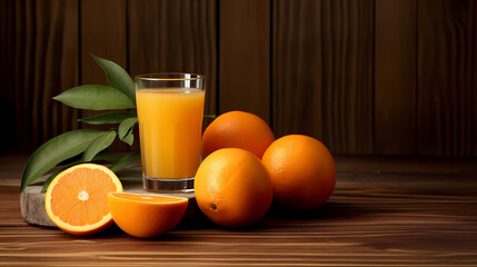 Orange Juice and Oranges - Generative AI