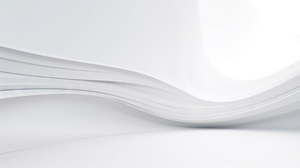 smooth white background, abstract gradient