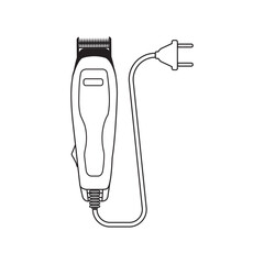 electric clippers vector icon