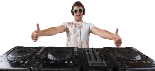 male electronic music dj