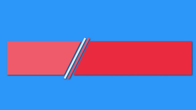 Trendy new slice lower third animation for media television entertainment. Call out title action video element in 4K. News channel name intro, title animation in UHD. Dynamic minimal l3rd bg.