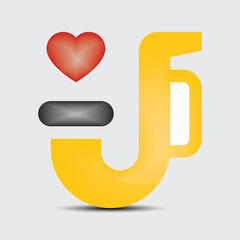 Love 3d icon set objects
