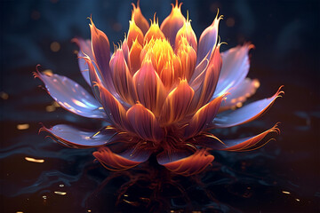 Fototapeta na wymiar the background of a beautiful shining flower