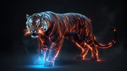 tiger in the night © asifmunir07