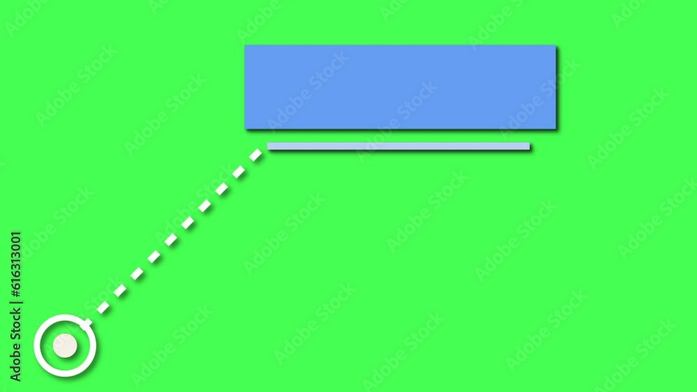 Wall mural call out title action hud, colorful simple minimalistic lower third animation. empty lower third for