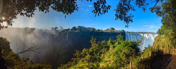 Victoria Falls Landscape Shots from Zimbabwe Side