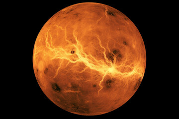 Obraz na płótnie Canvas 金星のイメージ：AI生成画像