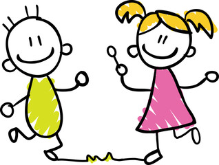 happy child playing with a balloon