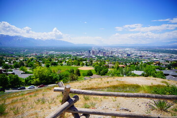  Ensign park at salt lake city, UT, in spring