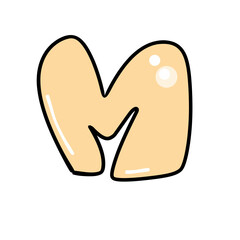 graffiti alphabet bubble