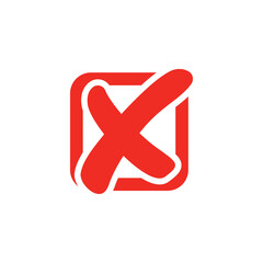 Obraz premium wrong icon vector