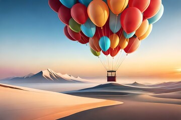 hot air balloons