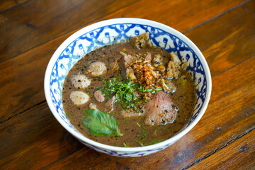 Thai boat noodles with wagyu