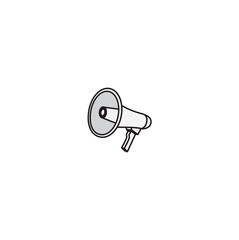 Loudspeaker line icon. Megaphone Icon Vector Logo Design Template.Perfect for web apps and mobile.