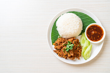 spicy grilled pork with rice