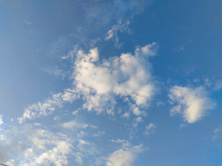 blue sky with clouds, Blue Sky natural beautiful white cloudy summer view clean background, nature, weather, white, outdoor, day, clouds cape 
