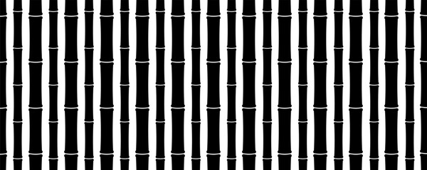 black white bamboo tree seamless pattern