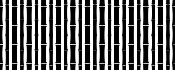 black white bamboo tree seamless pattern