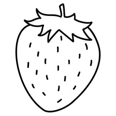 Strawberry outline