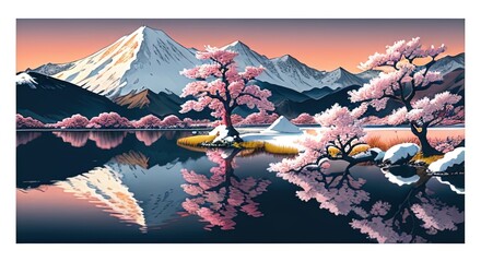 Ukiyio-e pittura a china giapponese