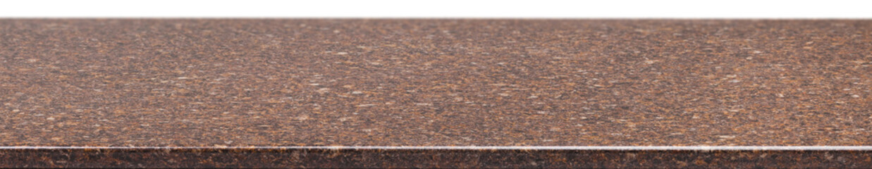 Empty table made from wood on background