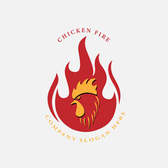 Chicken logo vector