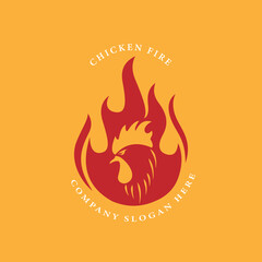 Chicken logo vector