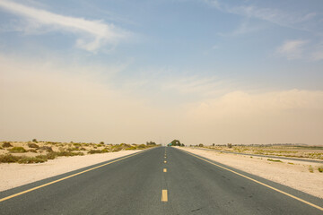 The desert of Dubai.