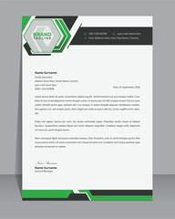 Creative and modern business letterhead, stationery and brand identity template design with A4 creative vector shape
