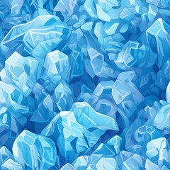 Obraz premium Seamless Ice Pattern
