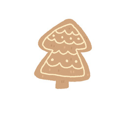 cookie tree Christmas Symbols  Colorful christmas icons isolated