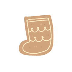 cookie Christmas Symbols  Colorful christmas icons isolated