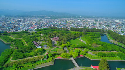 5月の五稜郭タワーからの眺め1