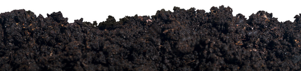 Black soil or black soil for objects.