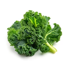 Poster Professional photo of delicious fresh curly kale © Benjamin